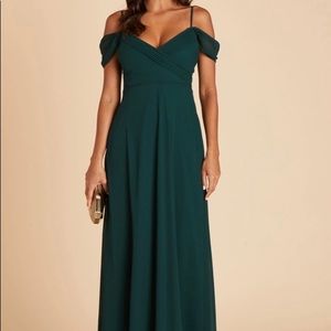 Hunter Green Birdy Grey Spence Convertible Bridesmaid Dress
